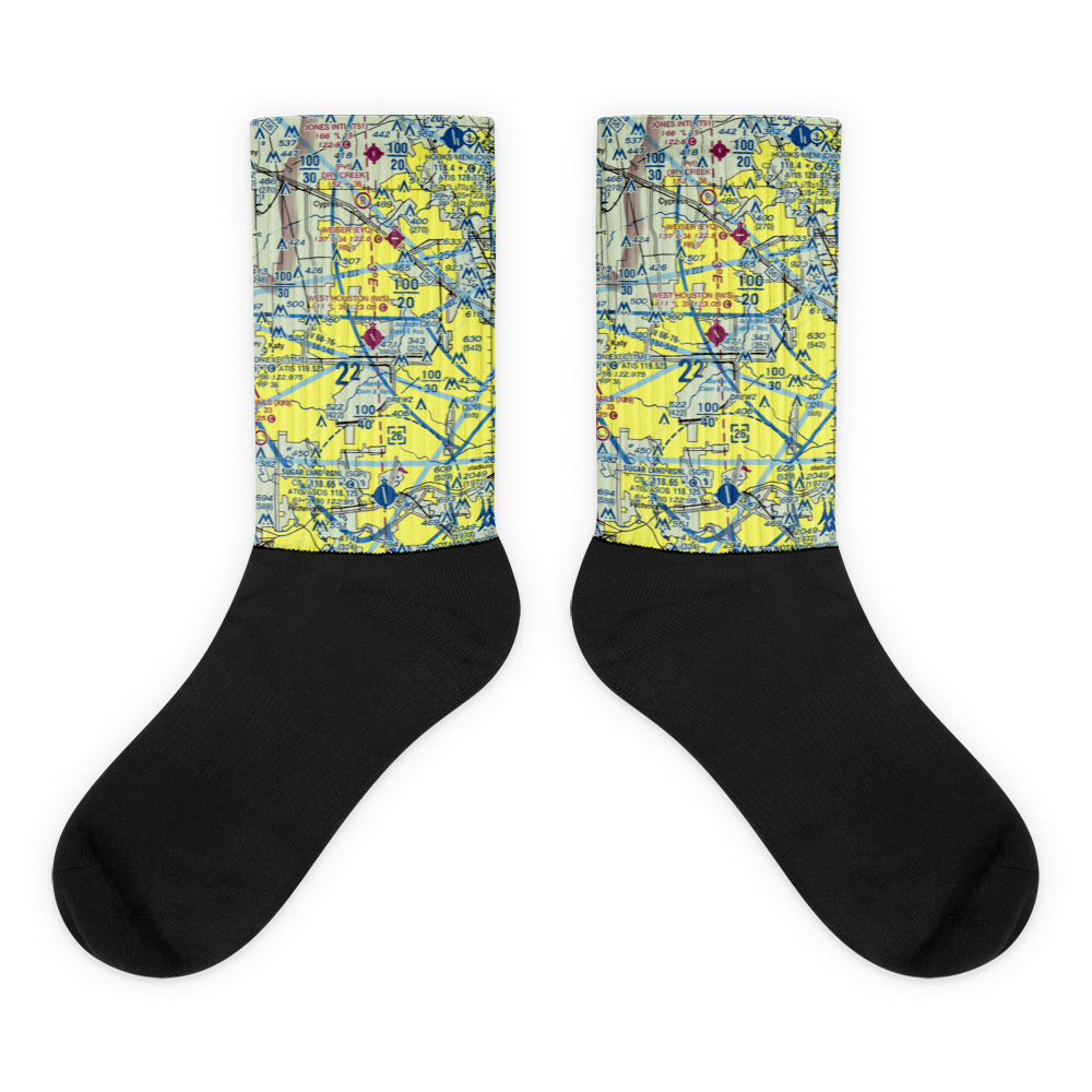 West Houston Airport (IWS) VFR Sectional Socks 
