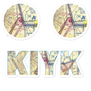 Inyokern Airport (IYK) VFR Sectional Sticker Pack