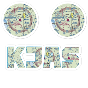 Jasper County Airport-Bell Field (JAS) VFR Sectional Sticker Pack