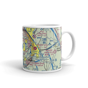 Concord-Padgett Regional Airport (JQF) VFR Sectional  Mug