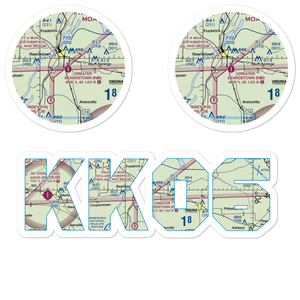 Greater Beardstown Airport (K06) VFR Sectional Sticker Pack
