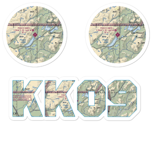 Piseco Airport (K09) VFR Sectional Sticker Pack
