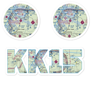 Grand Glaize Osage Beach Airport (K15) VFR Sectional Sticker Pack