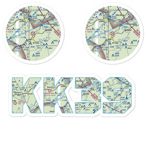 St Clair Regional Airport (K39) VFR Sectional Sticker Pack