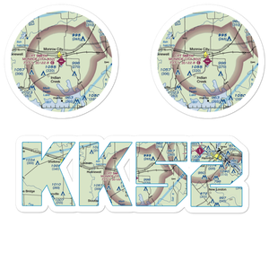 Cpt Ben Smith Airfield - Monroe City Airport (K52) VFR Sectional Sticker Pack