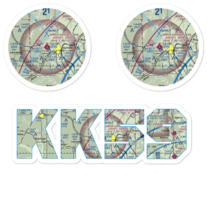 Amelia Earhart Airport (K59) VFR Sectional Sticker Pack