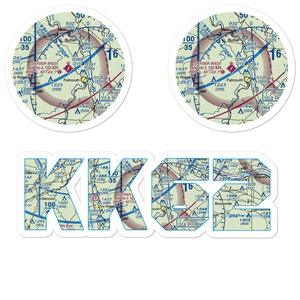 Gene Snyder Airport (K62) VFR Sectional Sticker Pack