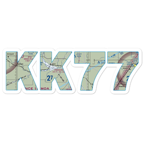 Freedom Municipal Airport (K77) VFR Sectional Sticker