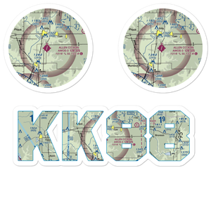 Allen County Airport (K88) VFR Sectional Sticker Pack