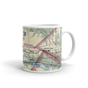 Rush County Airport (K94) VFR Sectional  Mug