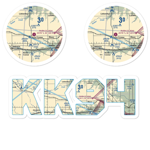 Rush County Airport (K94) VFR Sectional Sticker Pack