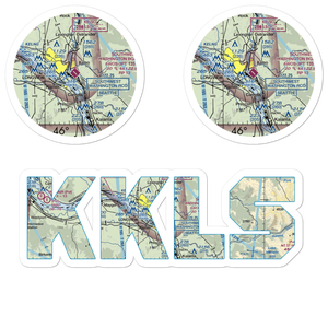Southwest Washington Regional Airport (KLS) VFR Sectional Sticker Pack