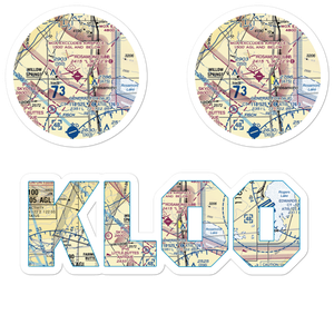 Rosamond Skypark Airport (L00) VFR Sectional Sticker Pack