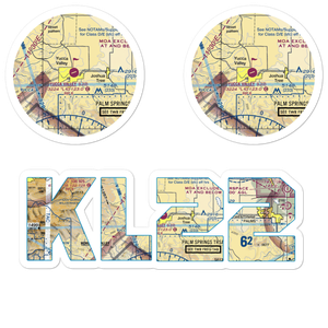 Yucca Valley Airport (L22) VFR Sectional Sticker Pack