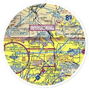 Rialto Municipal Miro Field (L67) VFR Sectional Sticker (30 mile)