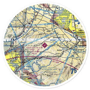 Agua Dulce Airpark (L70) VFR Sectional Sticker (30 mile)