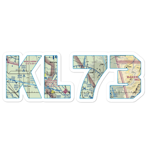 Poso Kern County Airport (L73) VFR Sectional Sticker