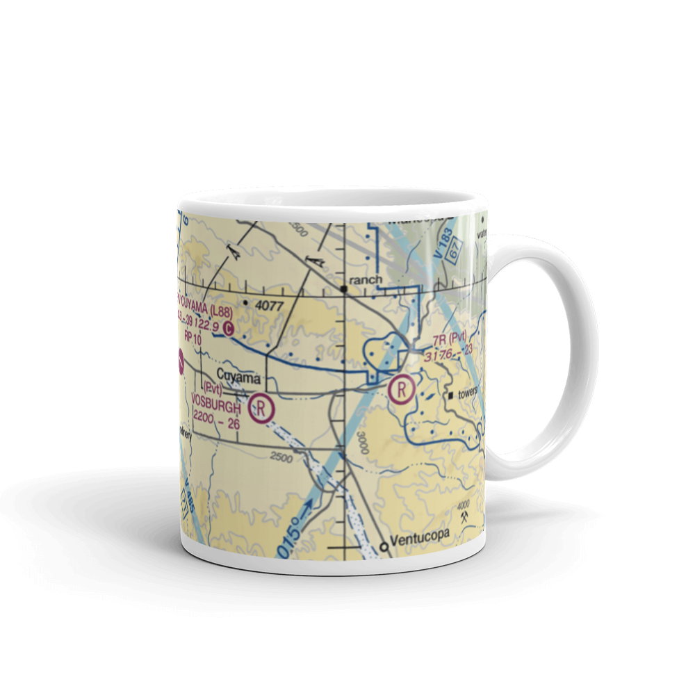 New Cuyama Airport (L88) VFR Sectional  Mug 