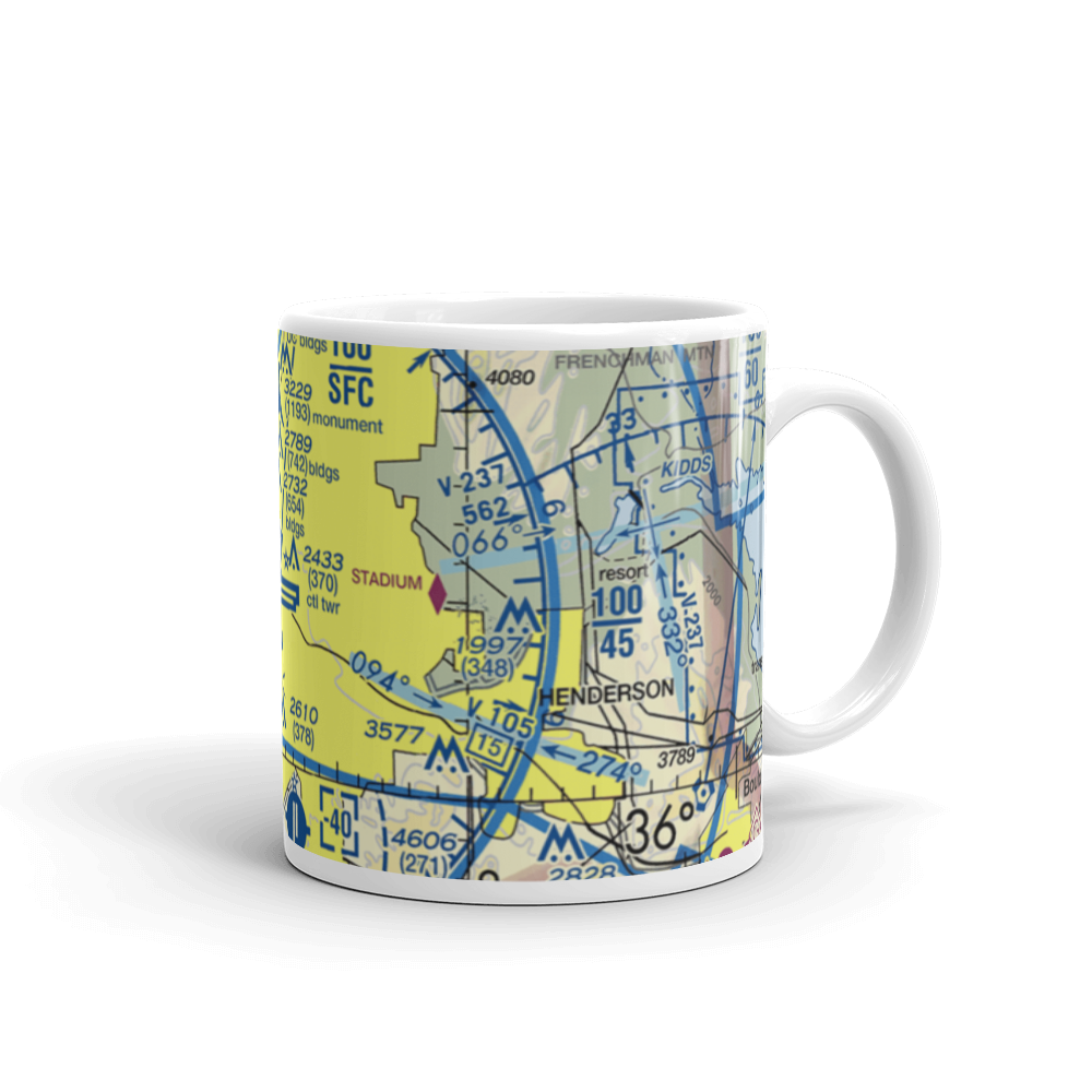 McCarran International Airport (LAS) VFR Sectional  Mug 
