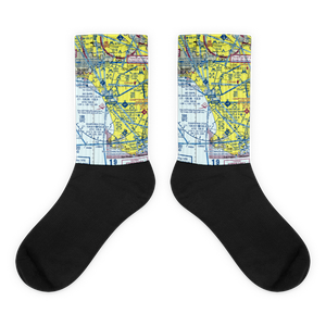 Los Angeles International Airport (LAX) VFR Sectional Socks