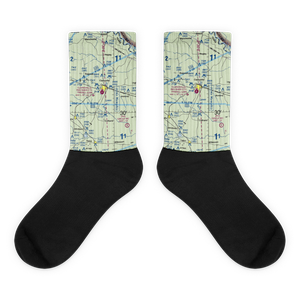 Clarksville Red River City-J D Trissell Field (LBR) VFR Sectional Socks