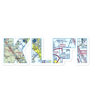 Langley Air Force Base (LFI) VFR Sectional Sticker
