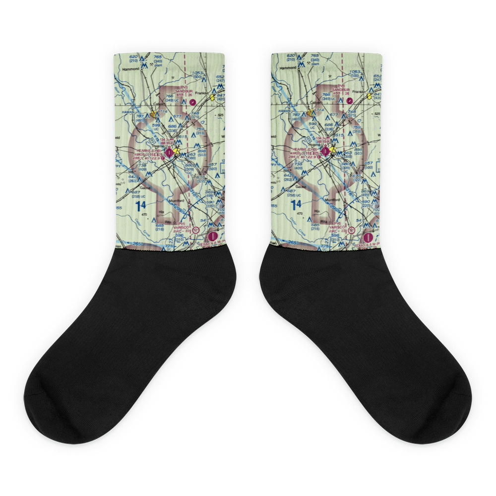 Hearne Municipal Airport (LHB) VFR Sectional Socks 