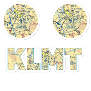 Crater Lake-Klamath Regional Airport (LMT) VFR Sectional Sticker Pack