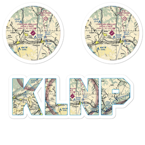 Lonesome Pine Airport (LNP) VFR Sectional Sticker Pack