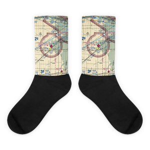Larned Pawnee County Airport (LQR) VFR Sectional Socks