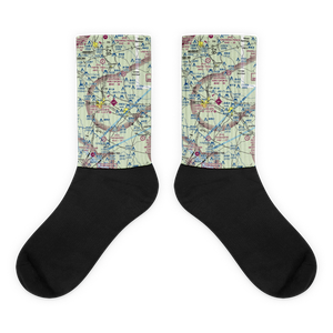 Laurens County Airport (LUX) VFR Sectional Socks