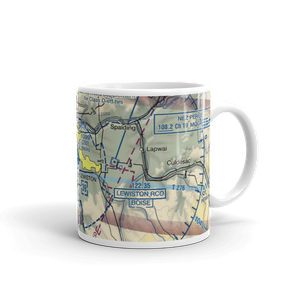 Lewiston Nez Perce County Airport (LWS) VFR Sectional  Mug