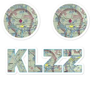 Lampasas Airport (LZZ) VFR Sectional Sticker Pack