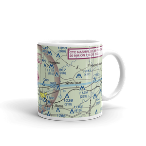 Dickson Municipal Airport (M02) VFR Sectional  Mug