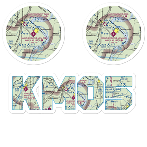 Caruthersville Memorial Airport (M05) VFR Sectional Sticker Pack