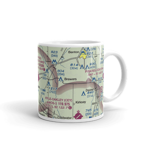 Mayfield Graves County Airport (M25) VFR Sectional  Mug