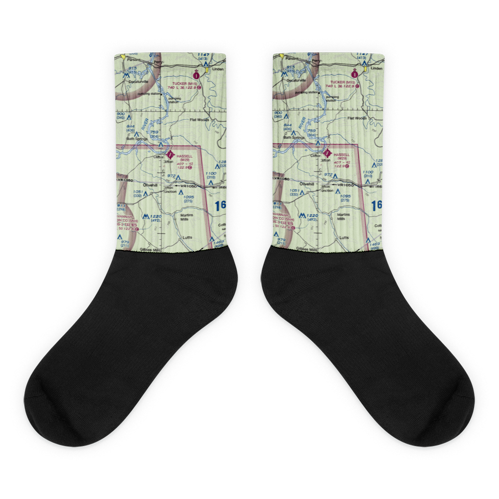 Hassell Field (M29) VFR Sectional Socks 
