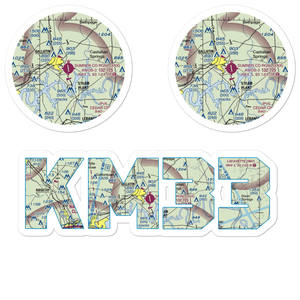 Sumner County Regional Airport (XNX) VFR Sectional Sticker Pack