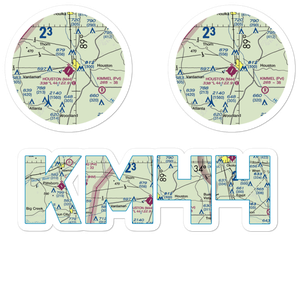 Houston Municipal Airport (M44) VFR Sectional Sticker Pack