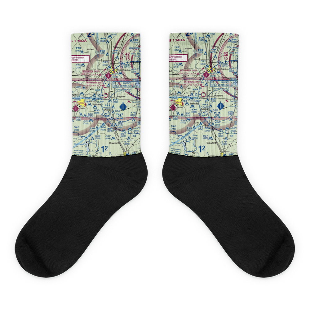 Oktibbeha Airport (M51) VFR Sectional Socks 
