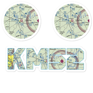 Franklin Wilkins Airport (M52) VFR Sectional Sticker Pack