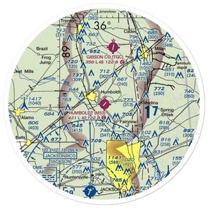 Humboldt Municipal Airport (M53) VFR Sectional Sticker (30 mile)