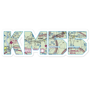 Lamar County Airport (M55) VFR Sectional Sticker