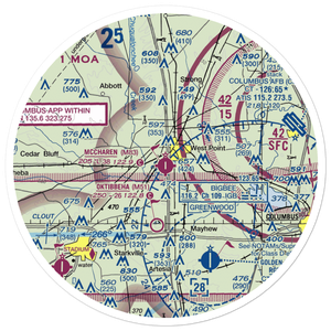 Mccharen Field (M83) VFR Sectional Sticker (30 mile)
