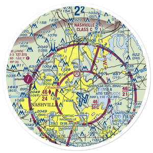 Cornelia Fort Airpark (M88) VFR Sectional Sticker (30 mile)