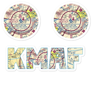 Midland International Airport (MAF) VFR Sectional Sticker Pack