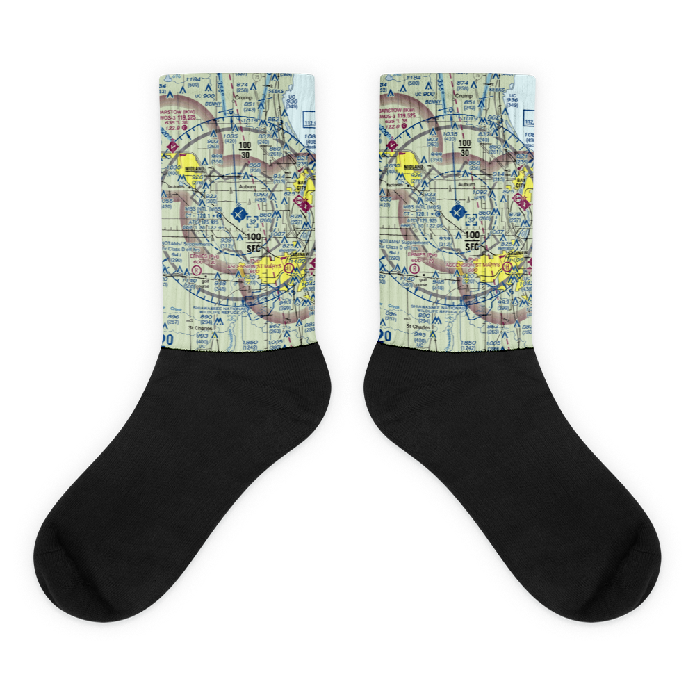 MBS International Airport (MBS) VFR Sectional Socks 
