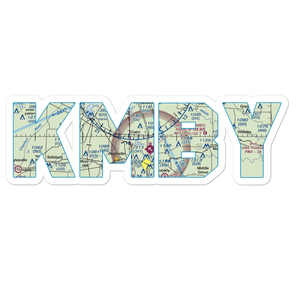 Omar N Bradley Airport (MBY) VFR Sectional Sticker