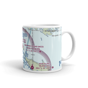 Mackinac Island Airport (MCD) VFR Sectional  Mug