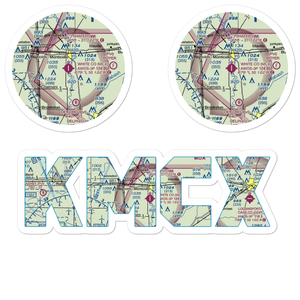 White County Airport (MCX) VFR Sectional Sticker Pack